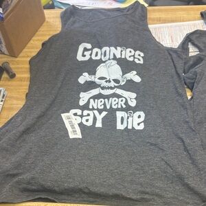 Goonies Gray Graphic Tank Top